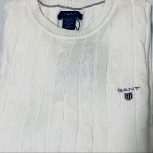 GANT cotton canoe sweater. Size large